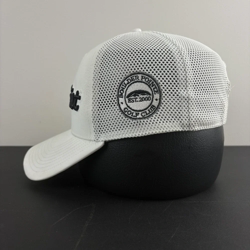Titleist Boulder Pointe Golf Club Hat White Mesh Tour Performance Snapback Cap